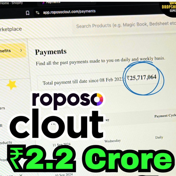 🎉Roposo Clout Payout🔥